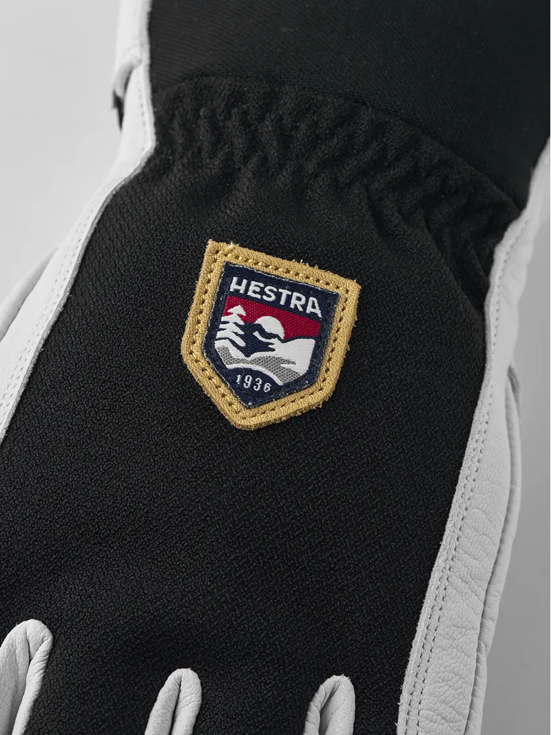 Hestra Army Leather Patrol Short Cuff Mens Ski Gloves - Black-1